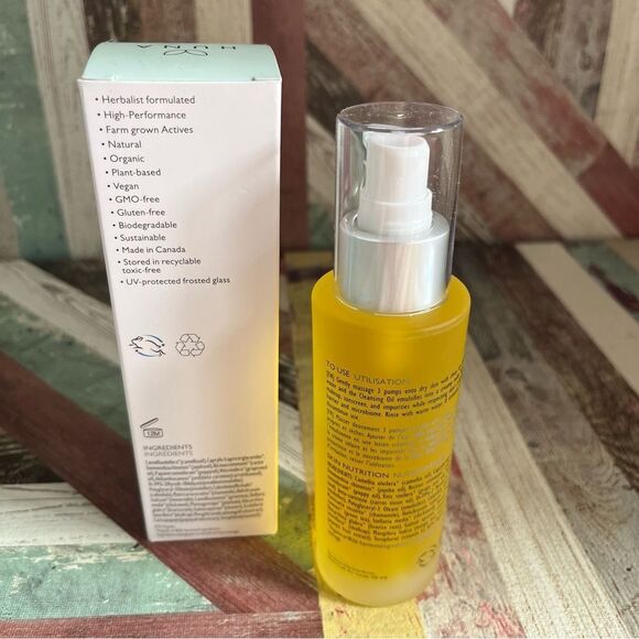 HUNA Nourish Calendula Phyto-Ceramide Cleansing Oil NEW 3.4 oz Hypoallergenic - Picture 3 of 9